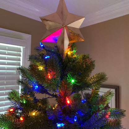 6 Pointed Copper Christmas Tree Topper