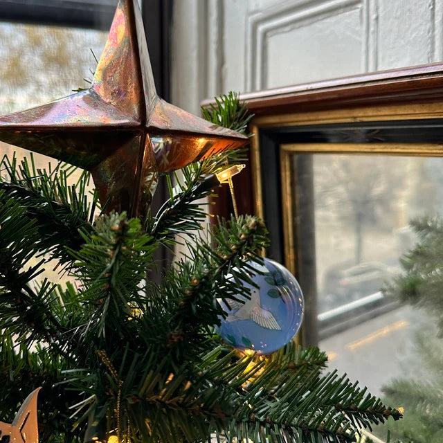 Copper Star Christmas Tree Ornament