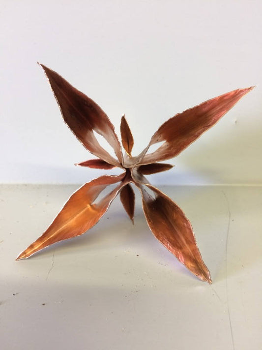 Copper 8 Point Star Ornament and Tree Topper