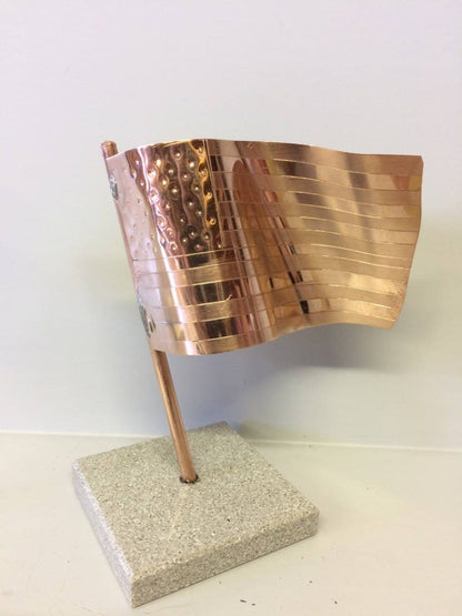 Copper American Flag Decor