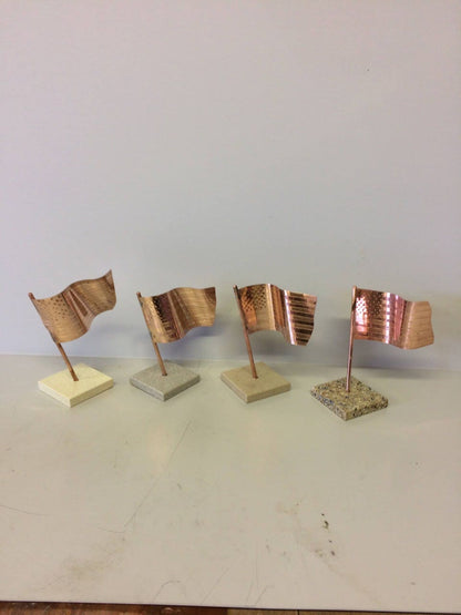 Copper American Flag Decor