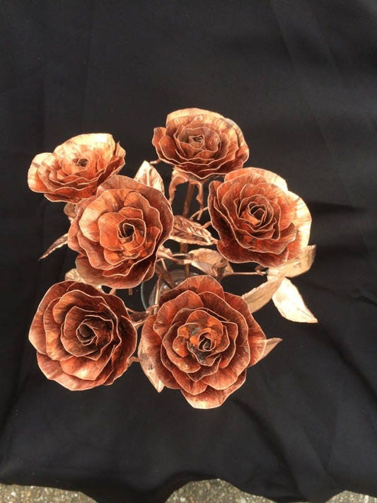 Copper Bouquet of Roses