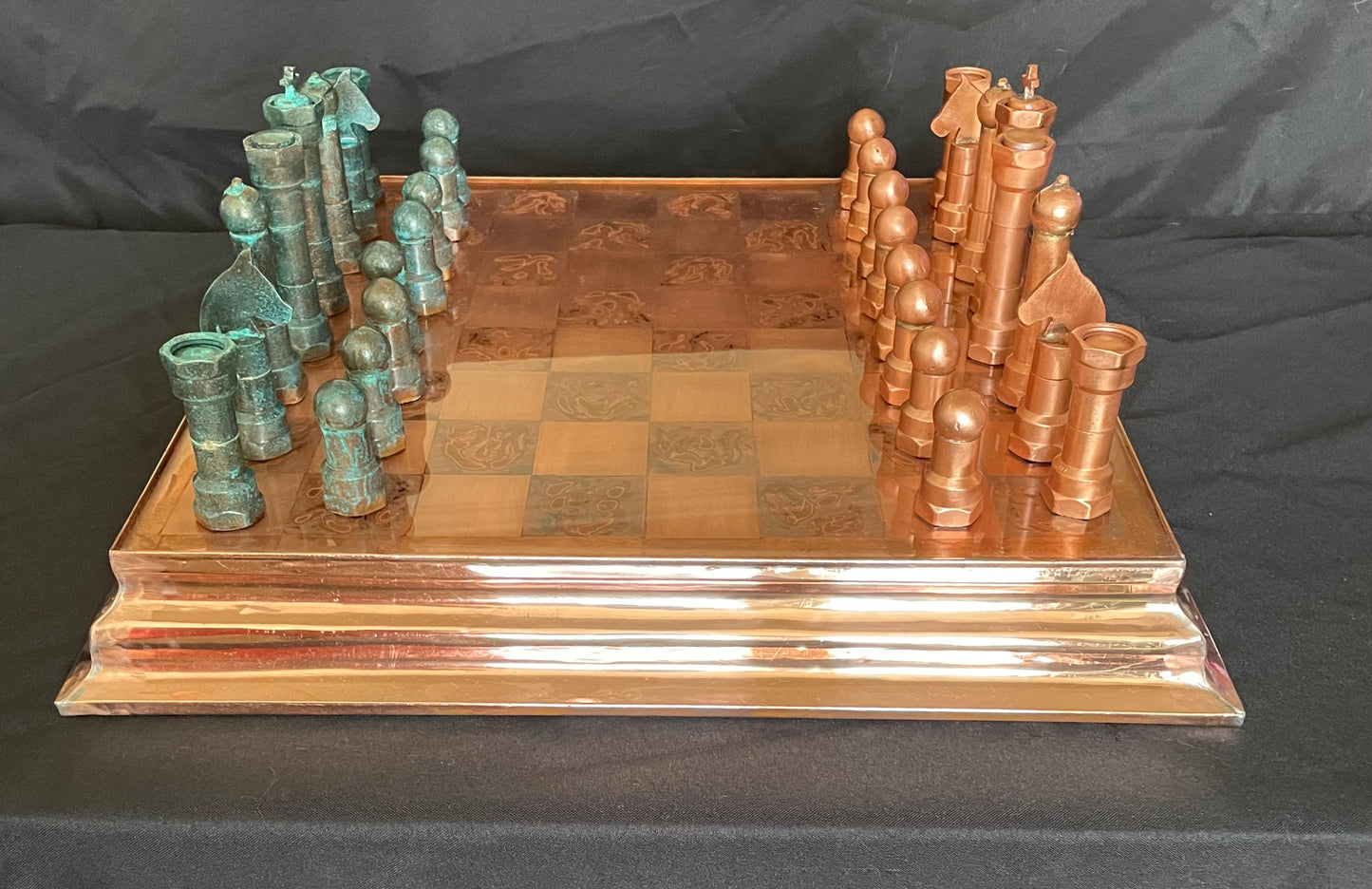 Ultimate Copper Chess Board Set