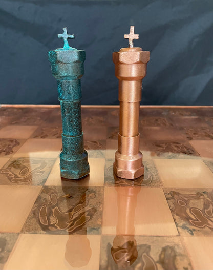 Ultimate Copper Chess Board Set