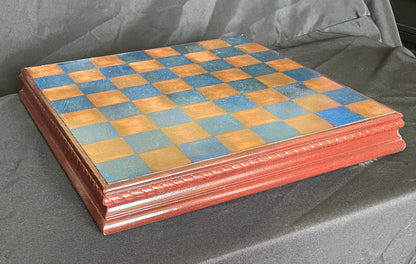 Ice Blue Copper Chess Set