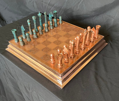 Ultimate Copper Chess Board Set